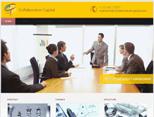 Tablet Screenshot of collaborativecapital.com